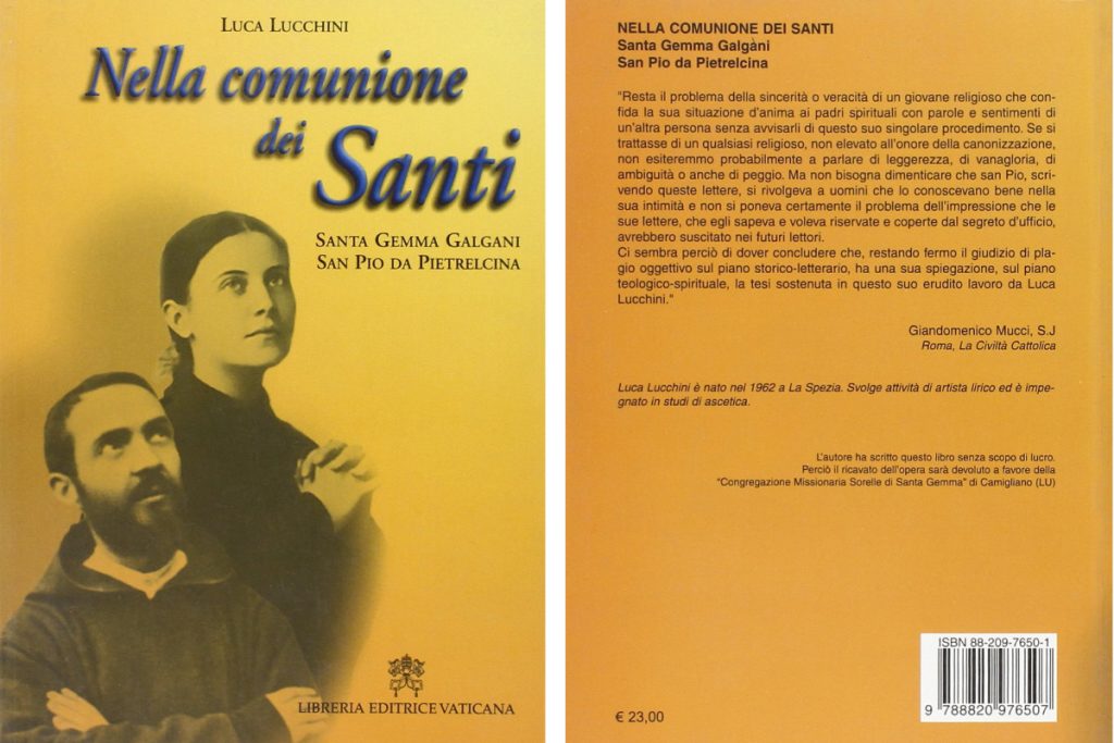 &ldquo;Nella Comunione dei Santi. Santa Gemma Galgani. San Pio da Pietrelcina&ldquo;